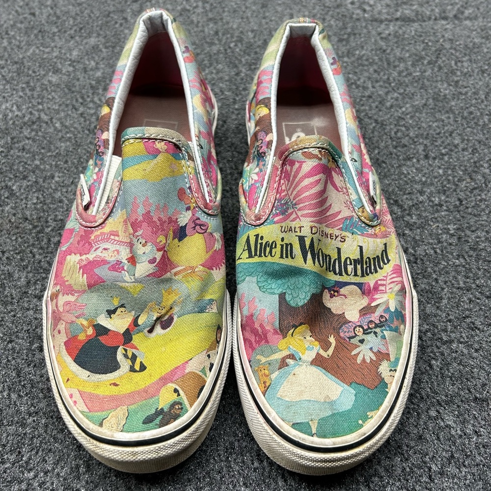 Disney Collection, Alice in Wonderland, VANS, Womens:6.5, Mens:5